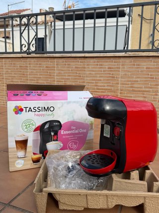 Cafetera Bosch Tassimo Roja y Negra