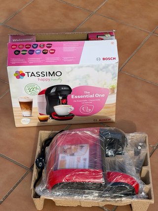 Cafetera Bosch Tassimo Roja y Negra