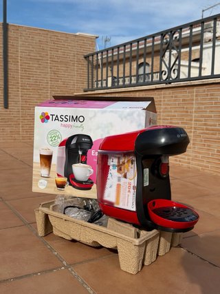 Cafetera Bosch Tassimo Roja y Negra