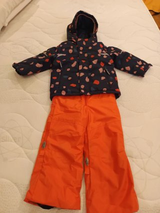 Conjunto de Esquí Naranja (salmón) Talla 5-6 años
