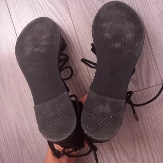 Sandalias planas mujer con cordones