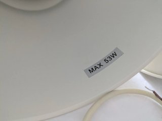 Lámpara de techo IKEA HEKTAR blanca 22 cm
