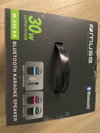 Altavoz Karaoke Bluetooth Muse M-530 KA 30W
