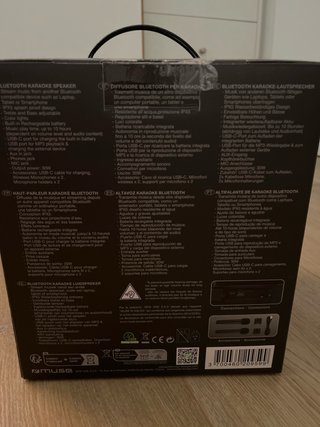Altavoz Karaoke Bluetooth Muse M-530 KA 30W
