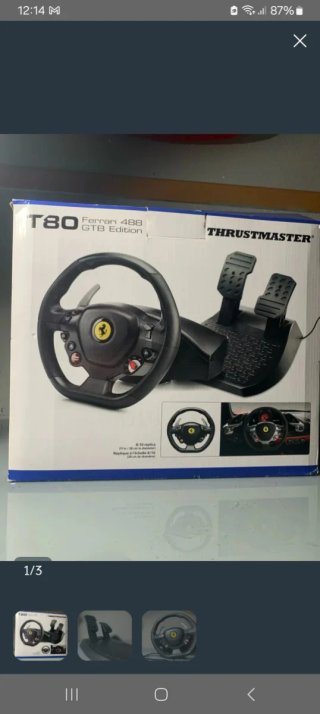 Volante Thrustmaster T80 Ferrari 488 GTB
