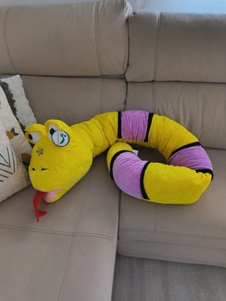 Serpiente de Peluche Larga