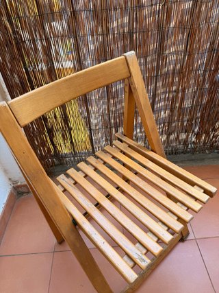 Silla Plegable de Madera