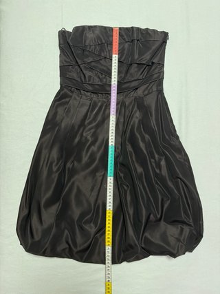 Vestido Zara Balloon Marrón Chocolate
