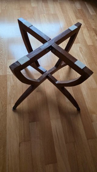 Mesa Auxiliar tipo Marroquí Madera y Metal