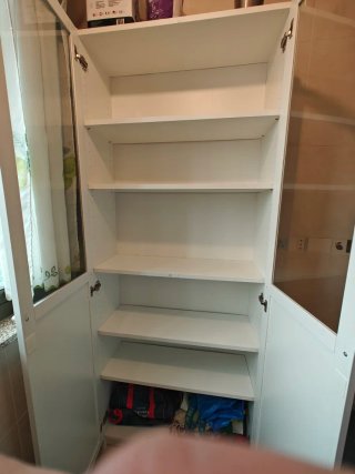 Estantería Billy Ikea Oxberg Blanca