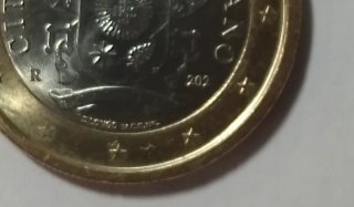 Moneta 1 Euro Vaticano 2025