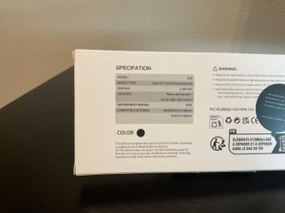 SMARTWATCH DEPORTIVO S10 NEGRO COMO NUEVO
