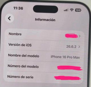 iPhone 16 Pro Max 256GB Blanco