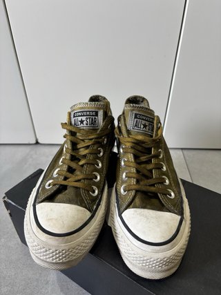 Converse Plataforma Talla 35 Verde caqui