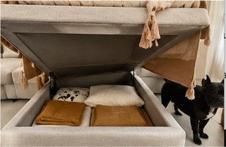 Sofá modular IKEA VIMLE 4m gris
