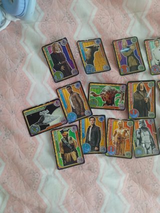 Cartas Star Wars El Camino de los Jedi lote de 43