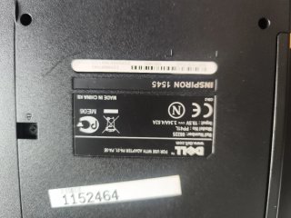Portátil Dell Inspiron 1545