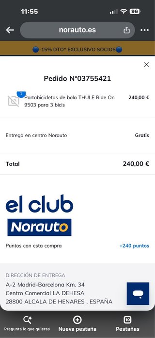 Portabicicletas Thule Bola 3 Bicicletas
