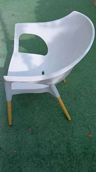 Sillones de plástico para terraza/jardín