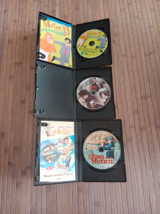 3 Películas en DVD: Cantinflas, Hermanos Marx
