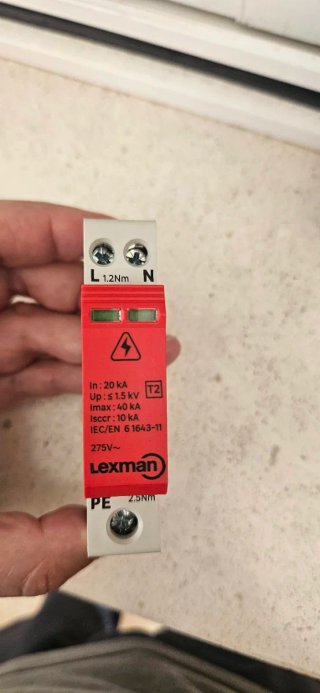 Limitador de Sobretensiones Lexman T2