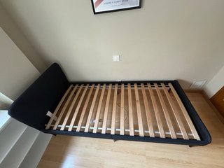 Cama IKEA SLATTUM 90x200 (con/sin colchon VALEVÅG)