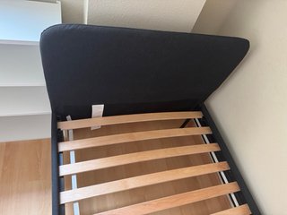 Cama IKEA SLATTUM 90x200 (con/sin colchon VALEVÅG)