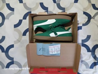 Zapatillas Puma Verdes y Blancas