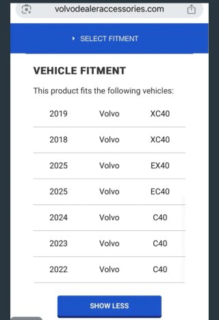 Red de Carga para Maletero Volvo