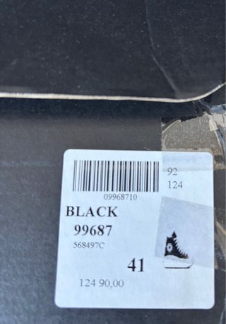 Converse Plataforma Negras
