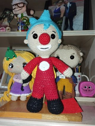 Payaso Plin Plin Tejido a Crochet