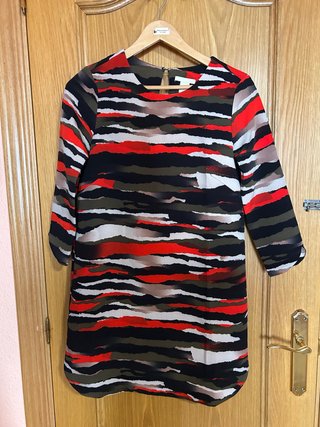 Vestido estampado multicolor