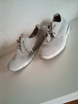 Zapatillas plateadas mujer 39 hispanitas