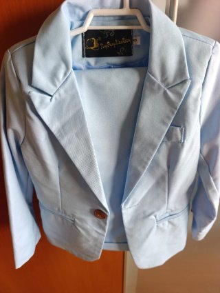 Traje de niño azul