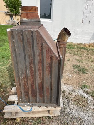 Chimenea Leña Cassette Insertable Metal