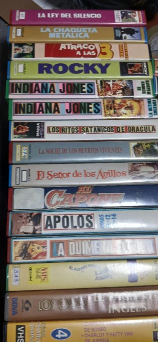 Lote Películas VHS y DVD