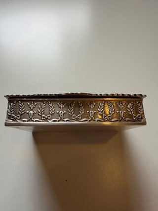 Joyero Vintage Plata Ley 925 Repujado