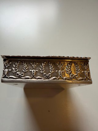 Joyero Vintage Plata Ley 925 Repujado