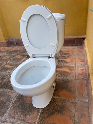 Inodoro blanco