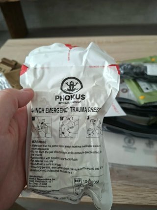Vendaje de emergencia coleccionista