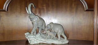 Escultura Lladró Elefantes en Camino