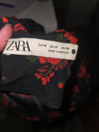 Vestido ZARA floral estilo Boho