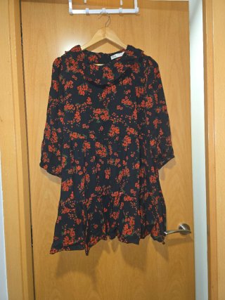 Vestido ZARA floral estilo Boho