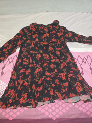 Vestido ZARA floral estilo Boho