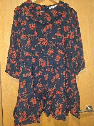 Vestido ZARA floral estilo Boho