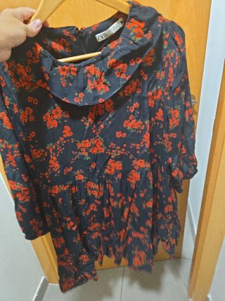 Vestido ZARA floral estilo Boho