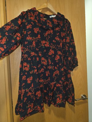 Vestido ZARA floral estilo Boho