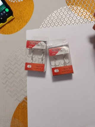 Anzuelos triples poteras triple HOKEN Treble Hook