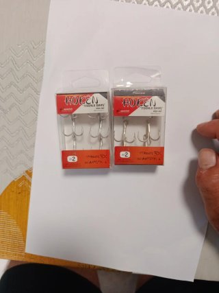 Anzuelos triples poteras triple HOKEN Treble Hook