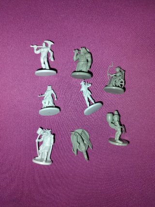 Set de 40 Miniaturas de Fantasía para Rol